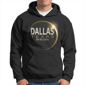 Total Solar Eclipse Dallas Texas April 8 2024 Eclipse Hoodie - Monsterry CA