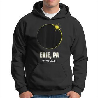 Total Solar Eclipse Erie 2024 Pennsylvania Erie Eclipse Hoodie | Mazezy AU