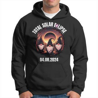Total Solar Eclipse Gnome Gnomes Totality Party 2024 Hoodie - Monsterry UK