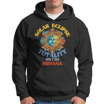 Total Solar Eclipse Indiana April 8 2024 Usa Totality Hoodie | Mazezy UK