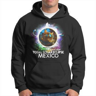 Total Solar Eclipse Mazatlan Mexico 2024 Cat Totality Hoodie - Monsterry DE