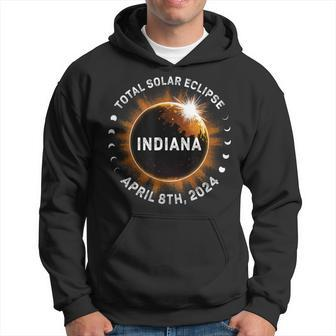 Total Solar Eclipse Path Of Totality April 8Th 2024 Indiana Hoodie - Monsterry DE