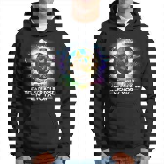 Total Solar Eclipse Rochester New York 2024 Cat Totality Hoodie | Mazezy