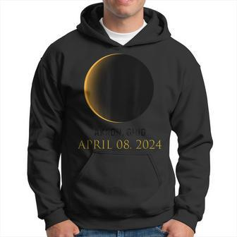 Total Solar Eclipse Spring April 8 2024 Akron Ohio Hoodie - Monsterry AU