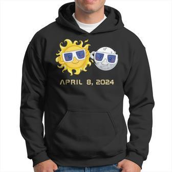 Total Solar Eclipse Sun And Moon 8 April 2024 Hoodie - Monsterry DE