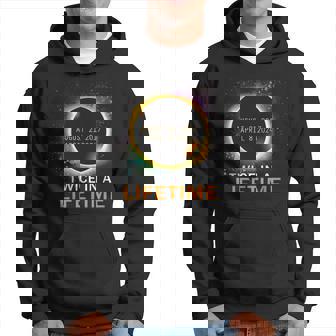 Total Solar Eclipse Twice In A Lifetime 2024 Total Eclipse Hoodie - Thegiftio