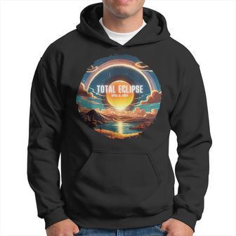Total Solar Moon Eclipse April 8 2024 Hoodie - Thegiftio UK