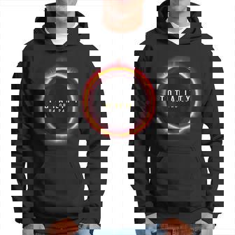 Totality 040824 Total Solar Eclipse April 8 2024 Eclipse Hoodie | Mazezy
