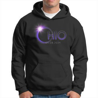 Totality Solar Eclipse 040824 Phases Ohio State Hoodie | Mazezy