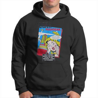 Tower Record Pasadena Retro Vintage Music Hoodie - Monsterry CA