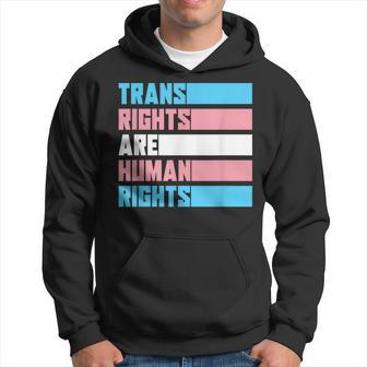 Trans Rights Are Human Rights Pride Month Transgender Hoodie - Thegiftio UK