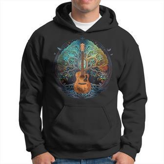 Tree Acoustic Guitar Hoodie - Thegiftio UK