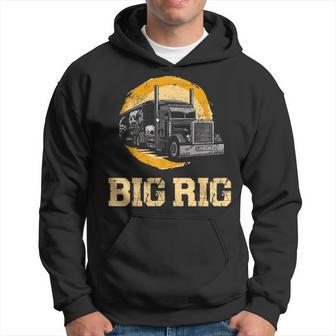 Trucker Truck Driver Vintage Big Rig Hoodie - Monsterry UK