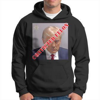 Trump 2024 Convicted Felon Stamped Guilty Hoodie - Monsterry