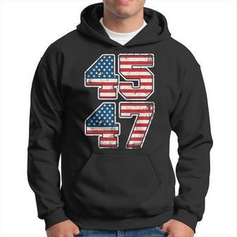 Trump 45 47 2024 President Vintage Hoodie - Monsterry