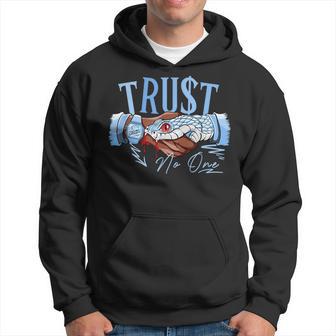 Trust No One University Blue 1S Matching Hoodie - Monsterry