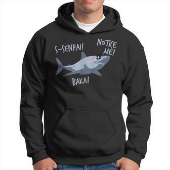 Tsundere Shark Anime Otaku Baka Senpai Manga Japanese Hoodie - Monsterry CA