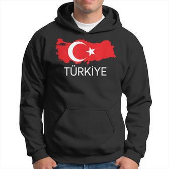 Turkey Flag Turkish Flag Turkey Map Harita Türkiye Hoodie - Thegiftio UK