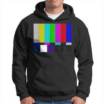 Tv Test Pattern Test Card Pal Ntsc Tv Test Pattern Hoodie - Monsterry DE