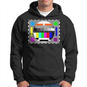 Tv Test Pattern Hoodie - Monsterry