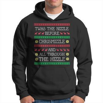 Twas The Nizzle Before Christmas Hip Hop Rap Gangsta T Hoodie - Monsterry CA