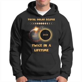 Twice In A Lifetime America Solar Totality Eclipse 2024 Hoodie - Thegiftio UK