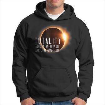 Twice In A Lifetime Totality Solar Eclipse 2017 & 2024 Hoodie - Monsterry CA