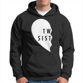 Twin Sisters Heart Half Matching Set 1 Of 2 Hoodie - Monsterry