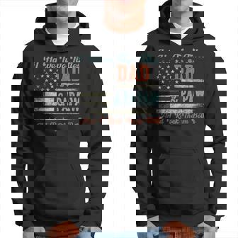 I Have Two Titles Dad & Papaw I Rock Them Both Papaw Hoodie - Thegiftio UK
