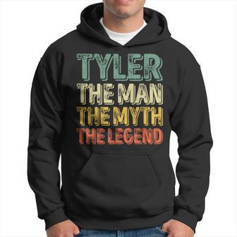 Tyler The Man The Myth The Legend First Name Tyler Hoodie - Seseable