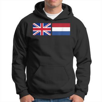 Uk Flag Netherlands Flag Hoodie - Thegiftio UK