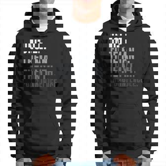 Uncle Man Myth Bad Influence Father's Day Hoodie - Thegiftio UK