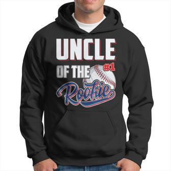 Uncle Of Rookie 1 Years Old Team 1St Birthday Baseball Hoodie - Monsterry
