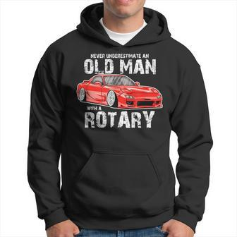 Never Underestimate An Old Man In A Rotary 13B Turbo Hoodie | Mazezy