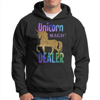 Unicorn Magic Faux Gold Glitter Hoodie - Monsterry UK