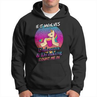 Unicorns And Beer Drinking Unicorn T Hoodie - Monsterry