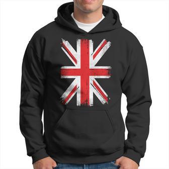 Union Jack Vintage British Flag Cool Britannia Union Jack Hoodie - Thegiftio UK
