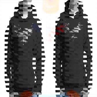 Usa American Flag Eagle 4Th Of July Patriotic Eagle Hoodie - Monsterry