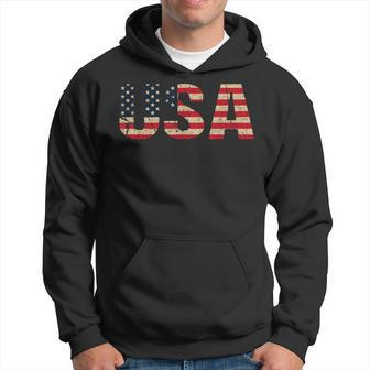 Usa Flag 4Th Of July American Flag Independence Day Vintage Hoodie - Monsterry AU