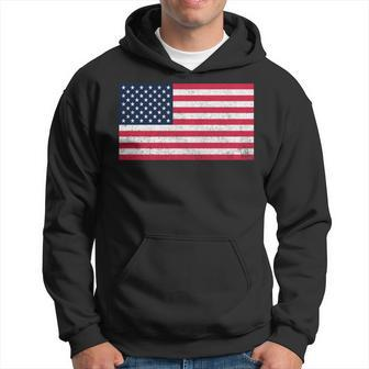 Usa Flag 4Th Of July American Red White Blue Star Vintage Hoodie - Monsterry UK