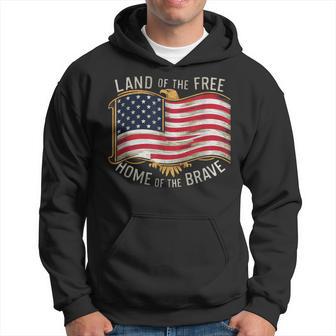 Usa Flag 4Th Of July Patriotic Logo Hoodie - Thegiftio UK