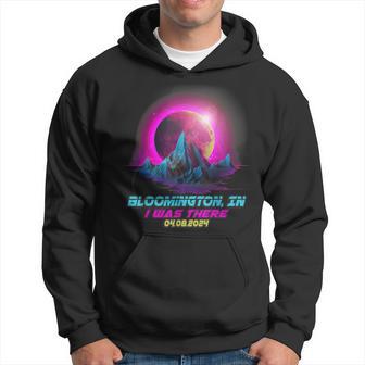 Vaporwave Total Solar Eclipse Bloomington Indiana In Hoodie - Monsterry