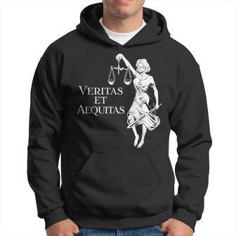 Veritas Et Aequitas Goddess Lady Justice Hoodie - Monsterry DE