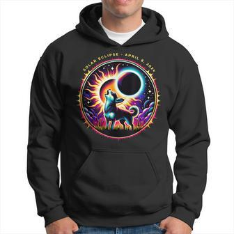 View Totality April 8 2024 Astronomy Chihuahua Solar Eclipse Hoodie - Seseable