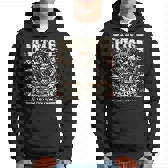 Vintage 1964 Born In 1964 60Th Birthday Motorcycle Bikers Hoodie | Mazezy