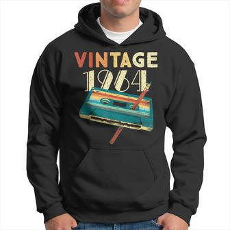 Vintage 1964 Music Cassette 60Th Birthday 60 Years Old Hoodie - Monsterry DE