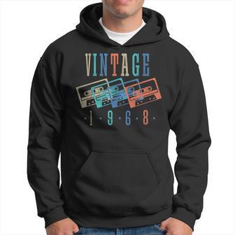 Vintage 1968 Cassette Tape 1968 Birthday 56 Year Old Hoodie - Monsterry AU