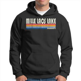 Vintage 70S 80S Style Mille Lacs Lake Mn Hoodie - Monsterry AU