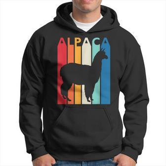 Vintage Alpaca Retro For Animal Lover Alpaca Hoodie - Monsterry