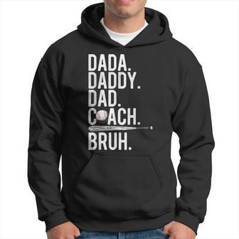 Vintage Baseball Coach Dad Fathers Day Family Humor Hoodie - Monsterry CA